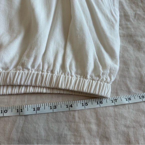 Lulu's Brings You Back Ivory Short-Sleeve Elastic-Hem Crop Top - Picture 12 of 16